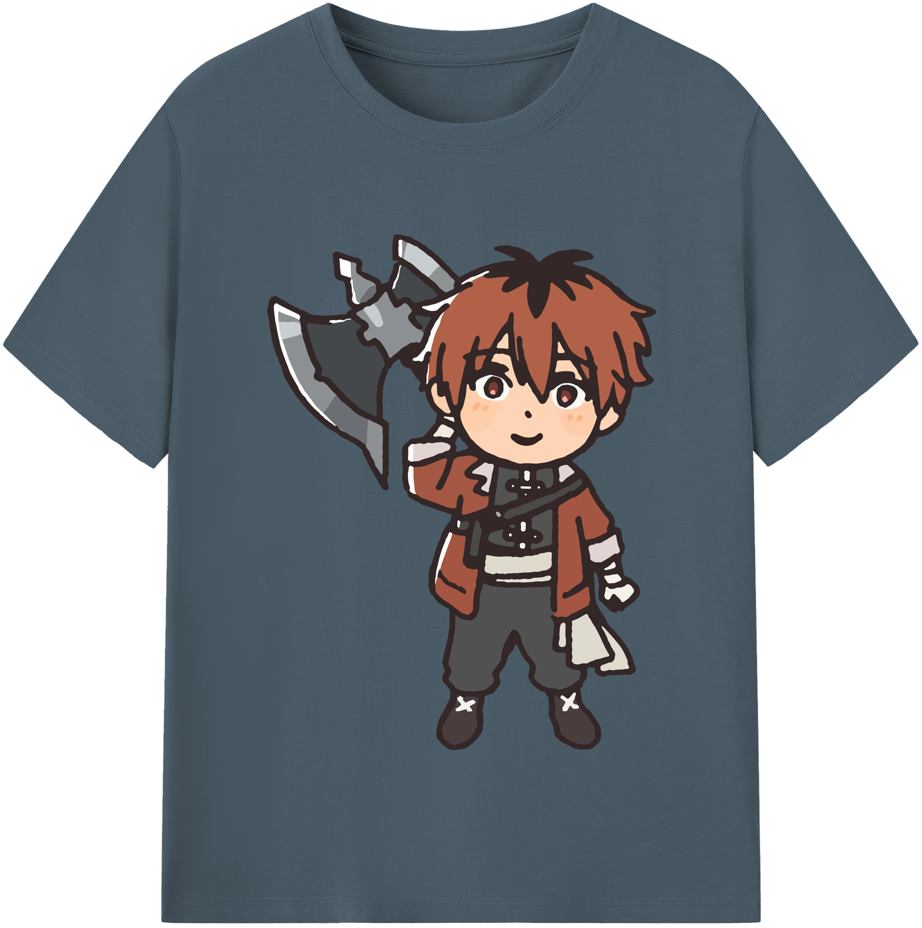 （画像用） 葬送のフリーレン Frieren 綿100％半袖Tシャツ（フロントプリント）